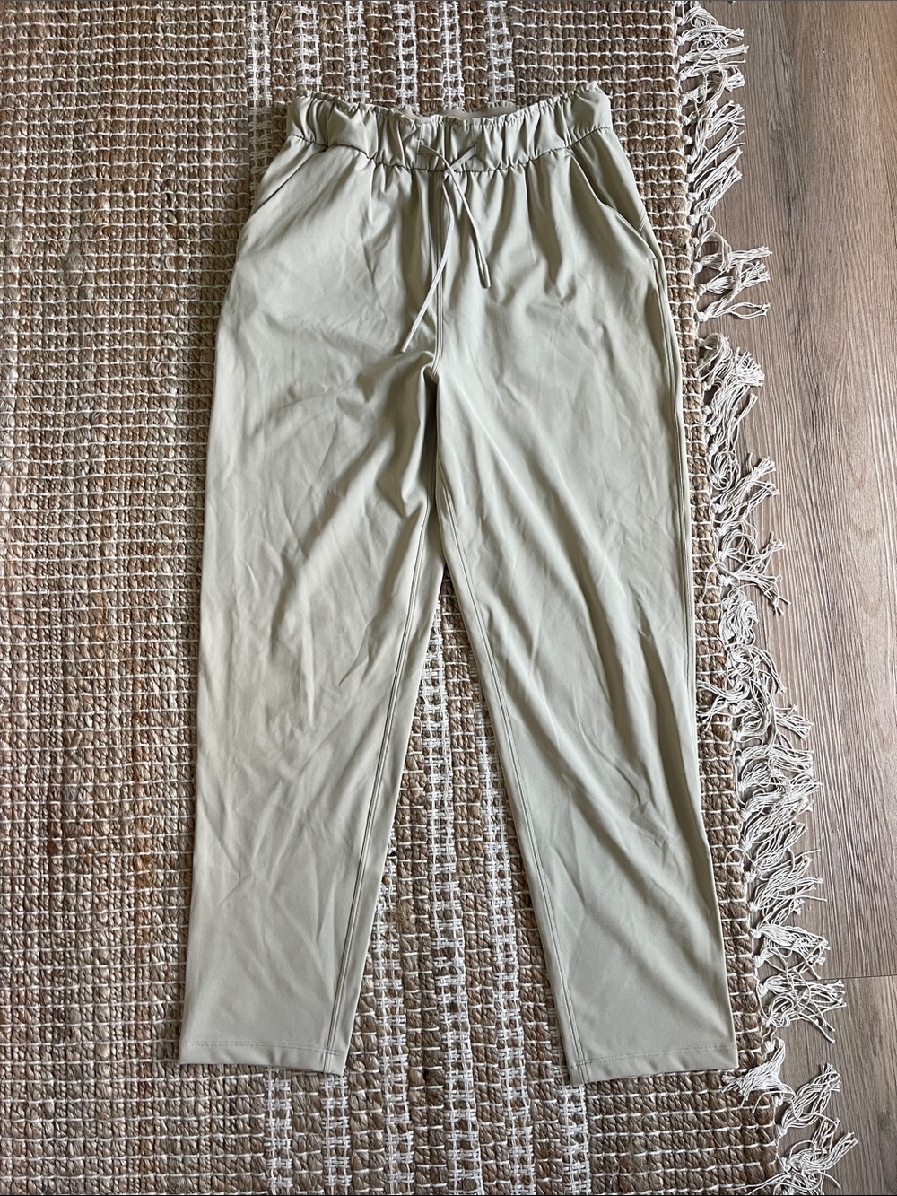 lululemon athletica Cropped Ankle Pants in Light Beige